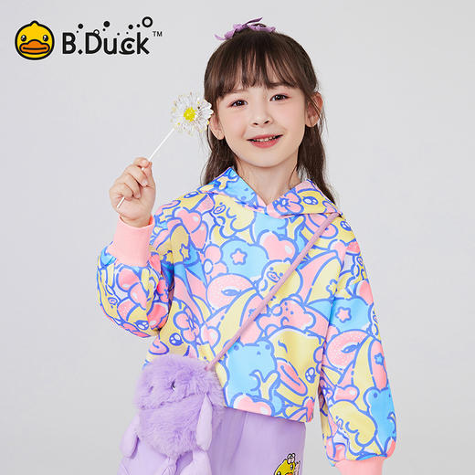 B.DUCK小黄鸭童装春秋带帽卫衣105-150 FF1508081 商品图0