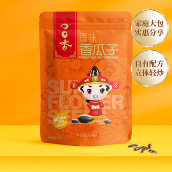 洽洽原味香瓜子葵花籽大颗粒宿舍网红休闲坚果炒货零食小吃500g大包装 商品图0