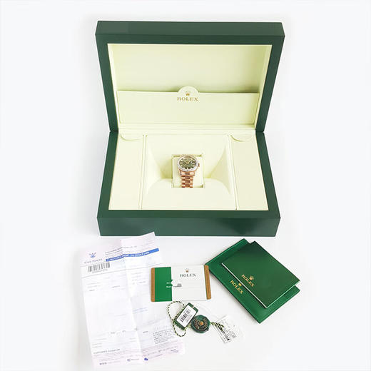 【95新正品】ROLEX劳力士星期日志型系列18k玫瑰金（表圈镶嵌原厂顶级方钻）36mm日期显示星期显示瑞士天文台认证自动机械中性款118395BR  190523TJ02 商品图1