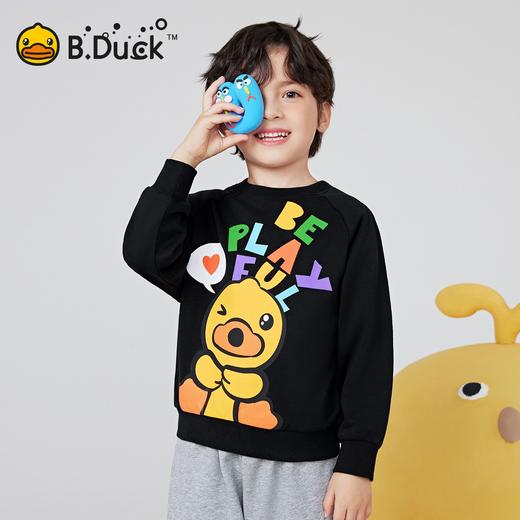 B.DUCK小黄鸭童装春秋圆领卫衣105-150 BF1508052 商品图2