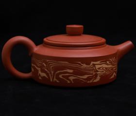 纹泥周盘壶--黄宗贵