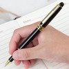 金属签字笔 黑色商务礼品签字笔圆珠笔激光宝珠笔 商品缩略图2