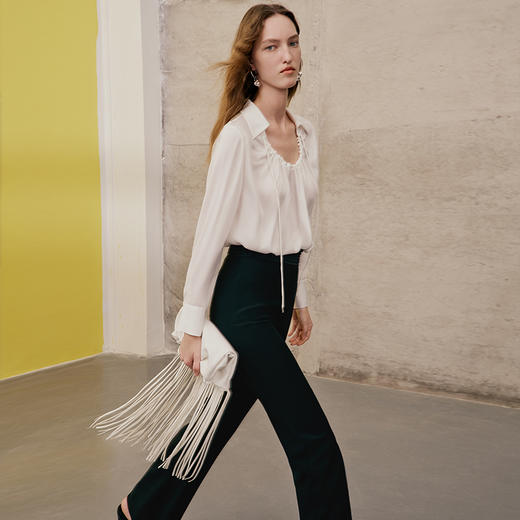 EITIE爱特爱春季新款微喇休闲裤子7305006 商品图4