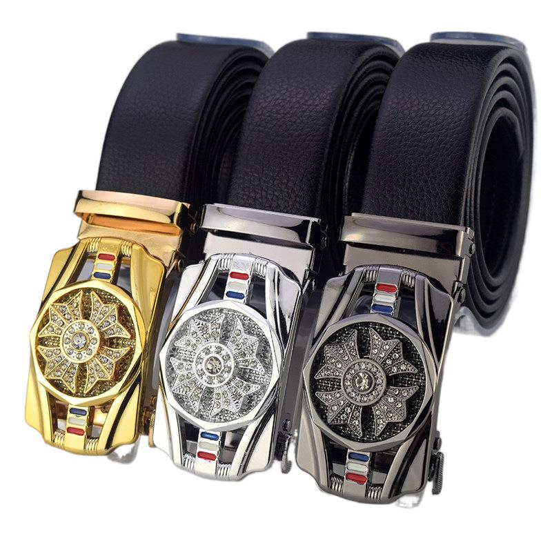 男士皮带跑车时来运转自动腰带鞋服赠小礼品