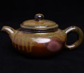 柴烧仿古壶—黄宗贵