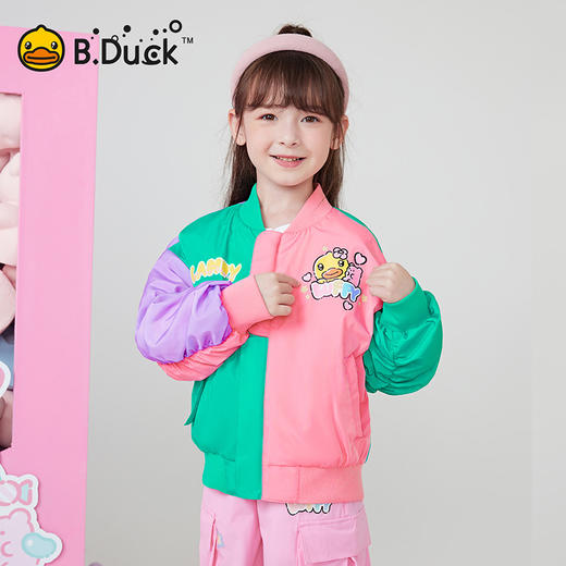 B.DUCK小黄鸭童装春秋休闲外套105-150 FF1511080 商品图3