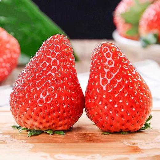 [最农公社]京东空运|丹东久久草莓1斤2斤3斤大果特大果果王 商品图5