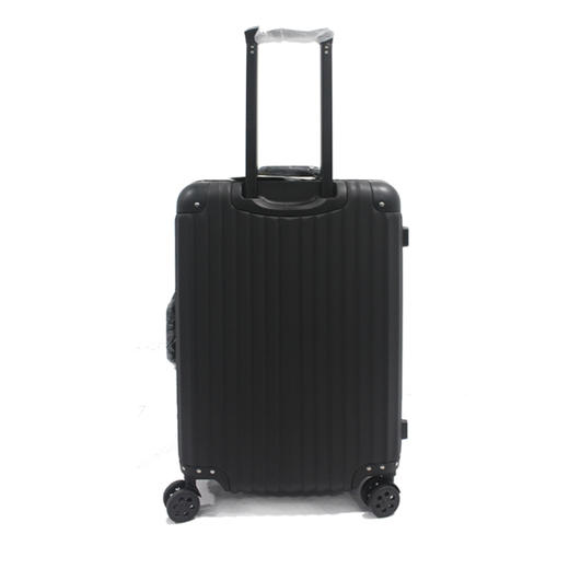 元旦特价福利品-黑色ABS铝框金属包角商务拉杆箱1818K 商品图1