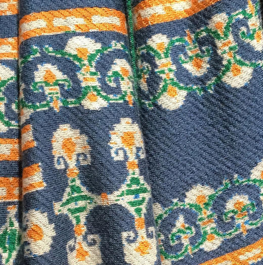 【伯妮斯茵】 163W222-绿色主题围巾--《呼吸枫丹白露自然情怀》 商品图2