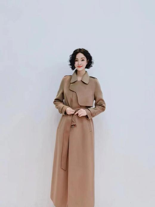 D6074       气质高端时尚修身显瘦双面羊绒大衣外套 商品图1