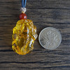 【天然正品】天然全净貔貅钱币造型琥珀 招财 纳福 吊坠项链 琥珀项链   220223NJS05 特价：880元 商品缩略图3