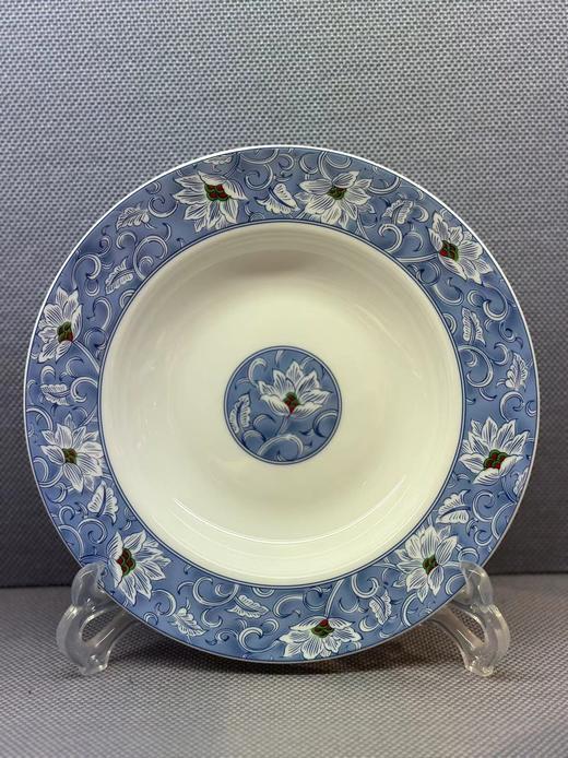 景德镇陶瓷 国瓷红叶 58头蓝锦百合 商品图2