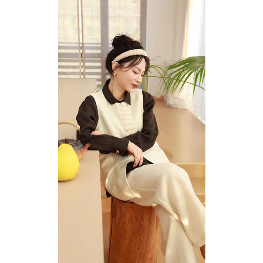 【线上专属】【贺春系列】马甲（24704022-凝脂 ） 商品图3