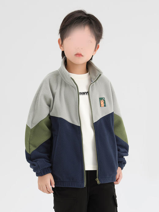 裁缝学苑TS21童装男童冬季摇粒绒外套纸样上衣儿童拉链开衫样板 商品图6