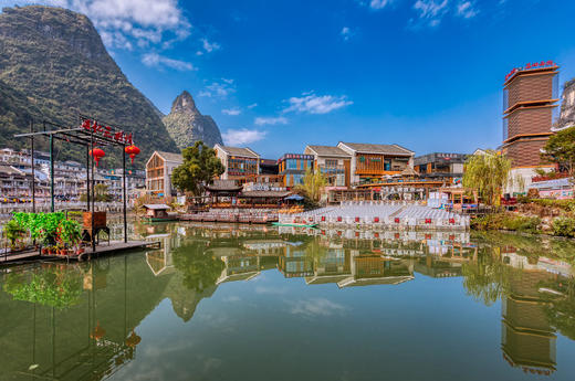 <桂林+阳朔4天动车团（20人精致小团）>一江四湖、象鼻山、山水间、兴坪漓江、银子岩、遇龙河竹筏漂流、大 榕树山水旅拍、桂花公社、阳朔西街 商品图4