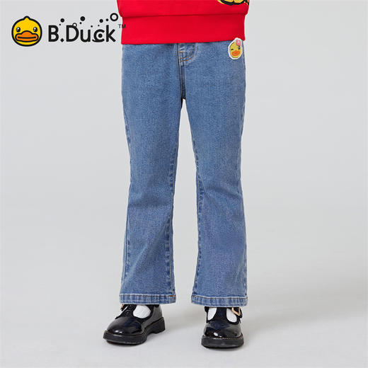 B.DUCK小黄鸭童装春秋牛仔长裤105-150 FF1556050 商品图2