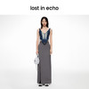 lost in echo2024春季新款设计师品牌不对称门襟直筒长款西装半裙 商品缩略图4