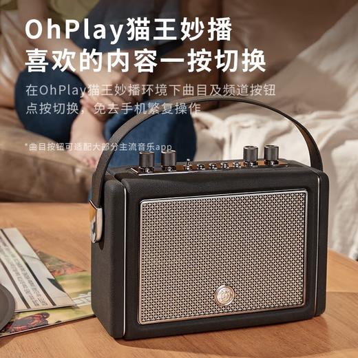 猫王收音机猫王音响 蓝牙音箱无线家用电脑音响手提式低音炮户外音响桌面音箱创意礼品送礼 M3 商品图6