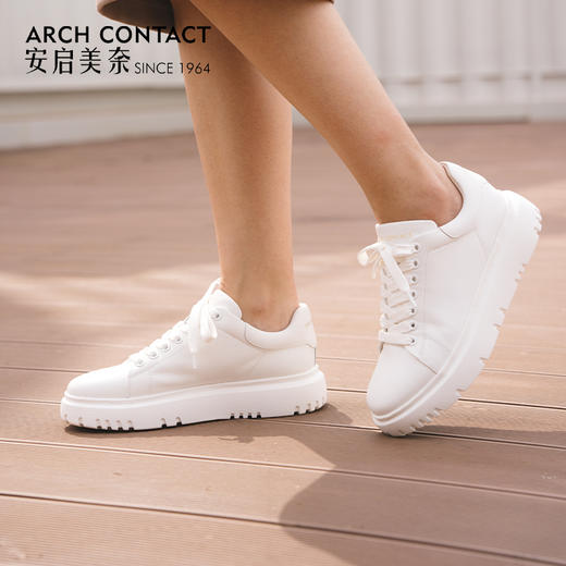 ARCHCONTACT安启美奈休闲小白鞋52866 商品图2