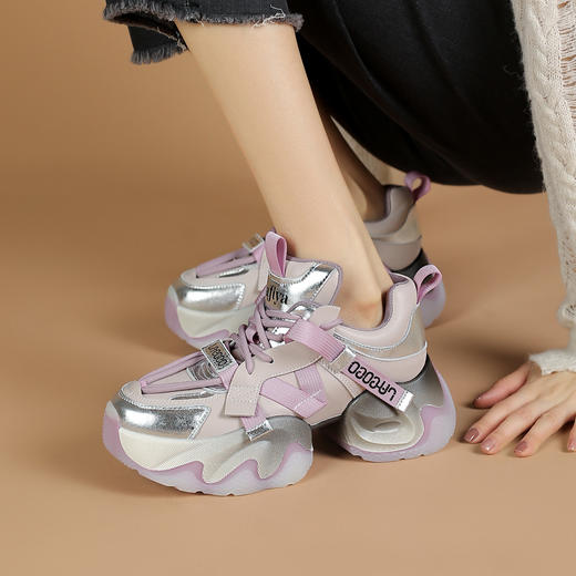 品质好货 | Safiya/索菲娅2023秋冬网红潮流百搭厚底老爹鞋 SF33112745 商品图0