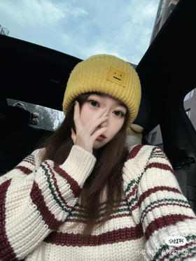 Acne原单帽子 粗针羊毛毛线帽子 男女通用