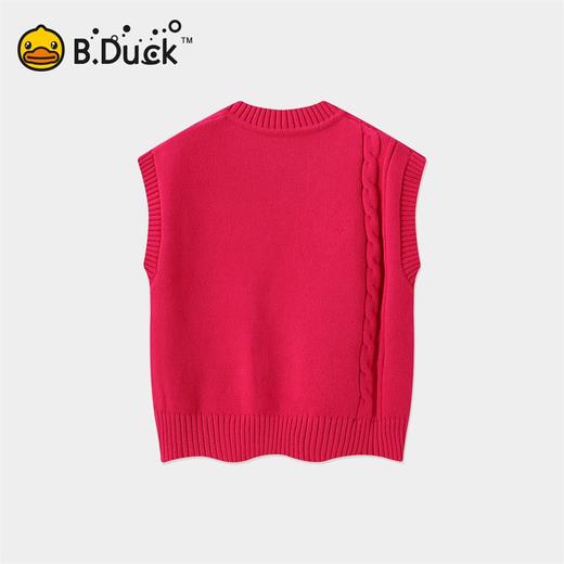 B.DUCK小黄鸭童装春秋背心针织衫毛衣105-150 FF1512080A 商品图3