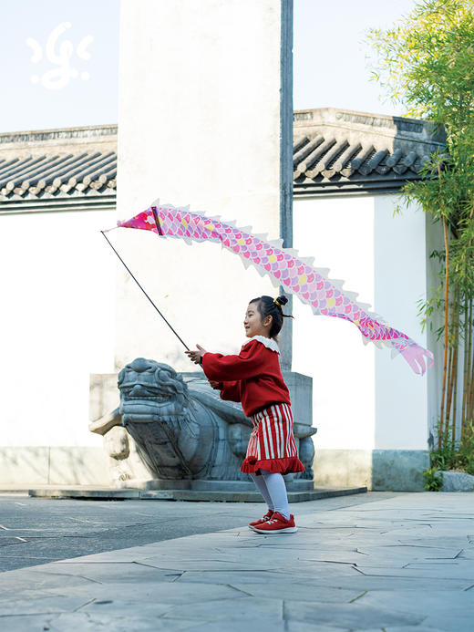 【开团】古古楽gugu2024新款国风简易手工彩带龙原创设计儿童 商品图0