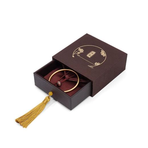 流苏抽屉首饰盒戒指吊坠手镯首饰盒礼品包装袋珠宝收纳传承包装盒 商品图4