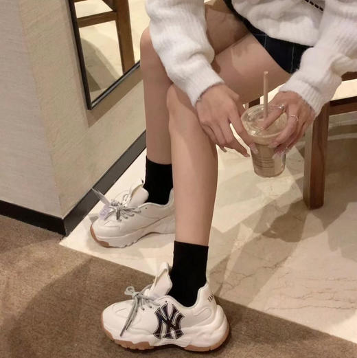 MLB老爹鞋 NY厚底运动鞋男女同款复古鞋 商品图2