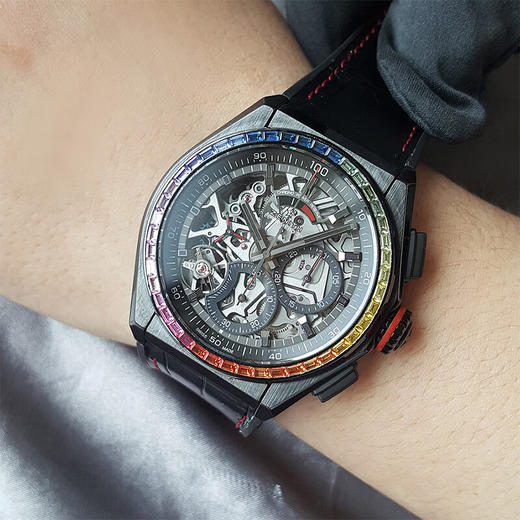 【95新正品】全球限量真力时 ZENITH DEFY系列自动机械44mm限量款男表 33.9002.9004  130922LV02 商品图4