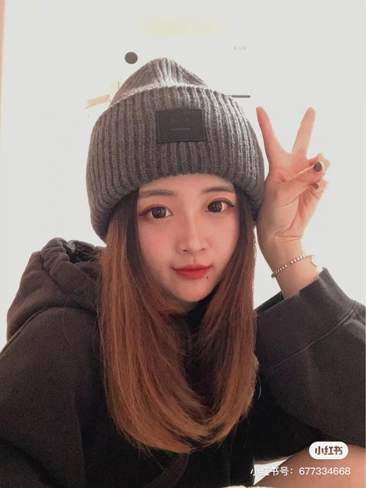 Acne原单帽子 粗针羊毛毛线帽子 男女通用 商品图0