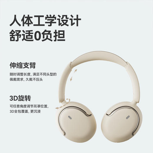 [屁侠推荐]SANAG塞那 头戴式蓝牙耳机D50Pro -48dB深度降噪  130H续航降噪无线耳机  商品图7