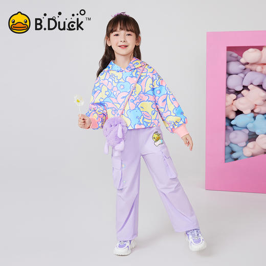 B.DUCK小黄鸭童装春秋带帽卫衣105-150 FF1508081 商品图4