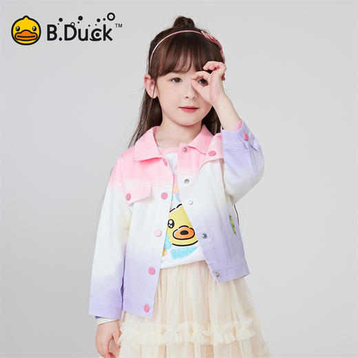 B.DUCK小黄鸭童装春秋牛仔外套105-150 FF1511081 商品图3