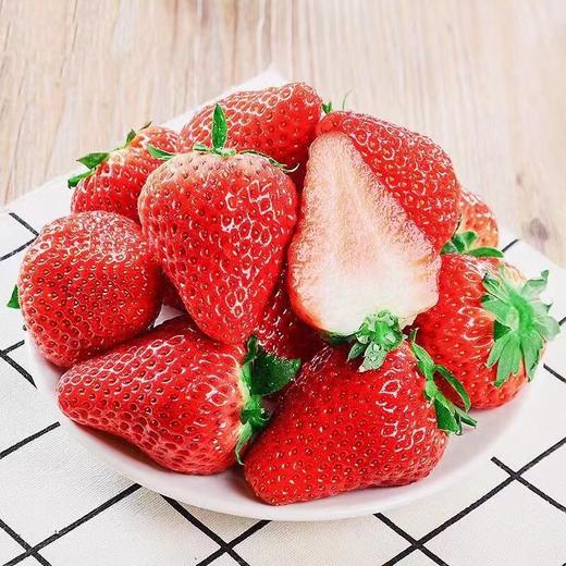 [最农公社]京东空运|丹东久久草莓1斤2斤3斤大果特大果果王 商品图6