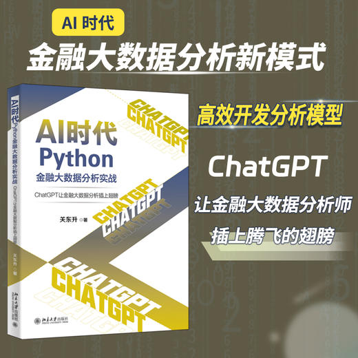 AI时代Python金融大数据分析实战：ChatGPT让金融大数据分析插上翅膀 关东升 著 北京大学出版社 商品图1