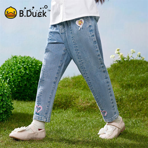 B.DUCK小黄鸭童装春秋牛仔长裤105-140 FF1556003 商品图0