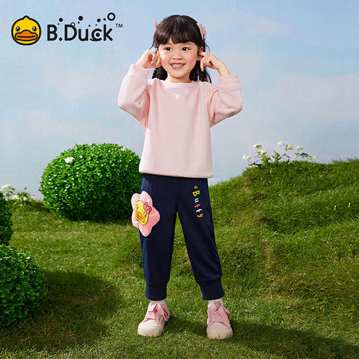 B.DUCK小黄鸭童装春秋针织长裤90-130 FF1563001 商品图3