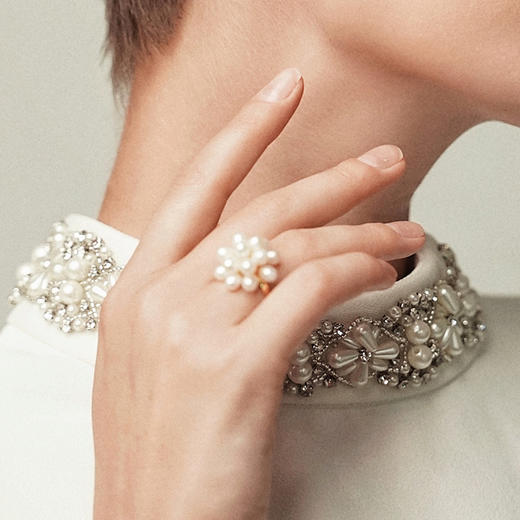 Luxuriant Flowers繁花系列 | 心花简约戒指 商品图2