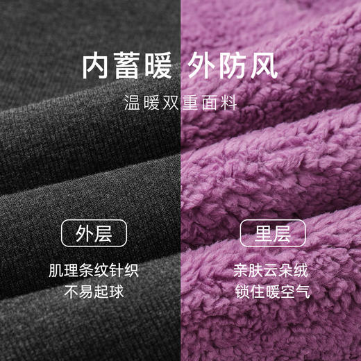 【加绒保暖】梦芭蒂秋冬加厚打底裤女外穿提臀显瘦女式云朵绒加厚打底裤450g 商品图3