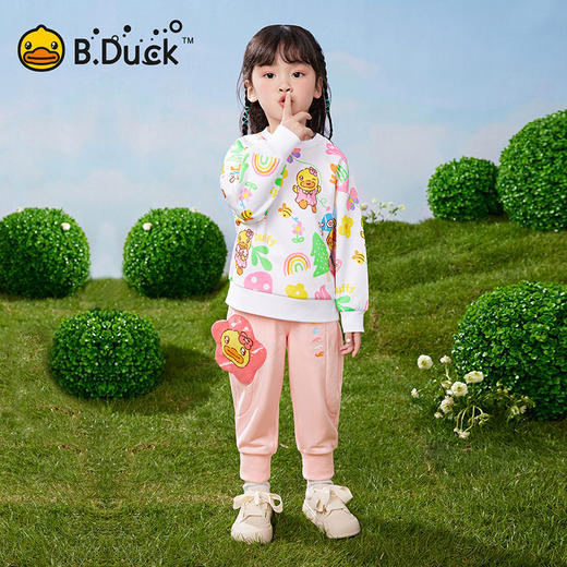 B.DUCK小黄鸭童装春秋针织长裤90-130 FF1563001 商品图0