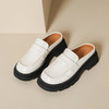 2023春夏爆款厚底半拖复古英伦风小皮鞋女休闲外穿一脚蹬凉拖鞋 商品缩略图2