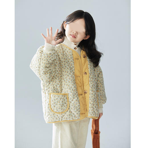 裁缝学苑TS24女童韩系夹棉灯芯绒棉袄外套纸样儿童上衣样衣打版 商品图1