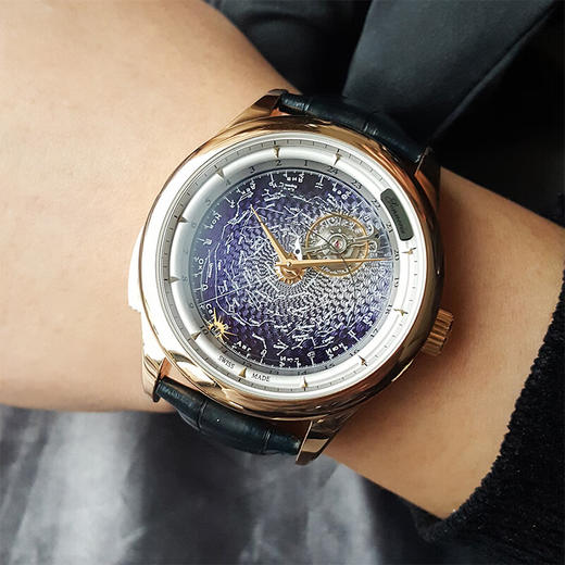 限量稀缺【98新正品】积家 JL 超卓复杂腕表 Q5022580 手动机械珐琅星空盘45mm限量款男表 081222PM17 商品图3