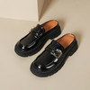 2023春季热款上新包头半拖鞋厚底外穿凉拖鞋英伦风小皮鞋女 商品缩略图2