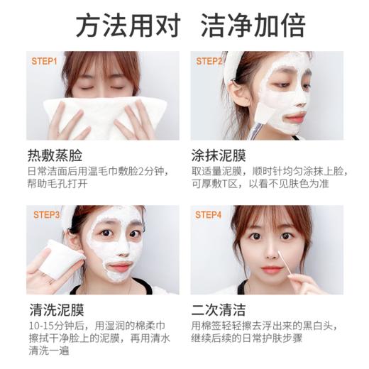 ❗️【老王推荐】净透细肤焕颜面膜水杨酸清洁泥膜补水收敛油脂涂抹面膜50g/瓶 商品图1