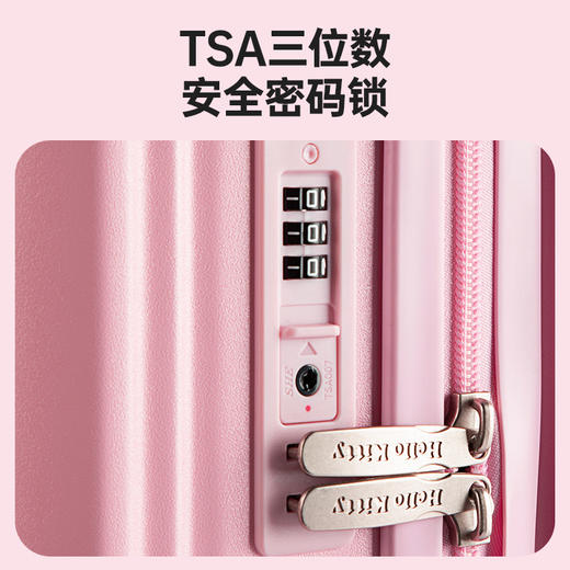 甄选 | 麦斯卡xhelloKitty拉杆箱儿童行李箱女万向轮密码可爱20寸旅行箱 商品图5