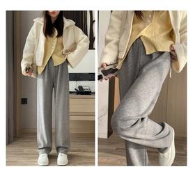 极速降温！这条我穿了两年可以套秋裤的高克重阔腿裤，实用且好看到爆！