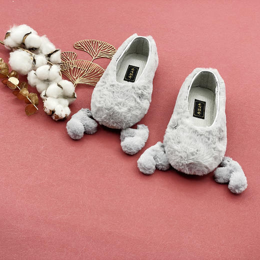 内联升女鞋千层底布鞋龙行龘龘女式居家鞋DN8695 商品图7