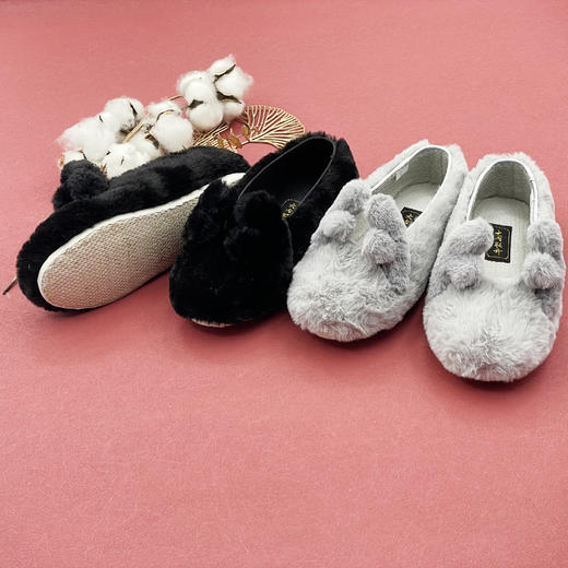 内联升女鞋千层底布鞋龙行龘龘女式居家鞋DN8695 商品图1